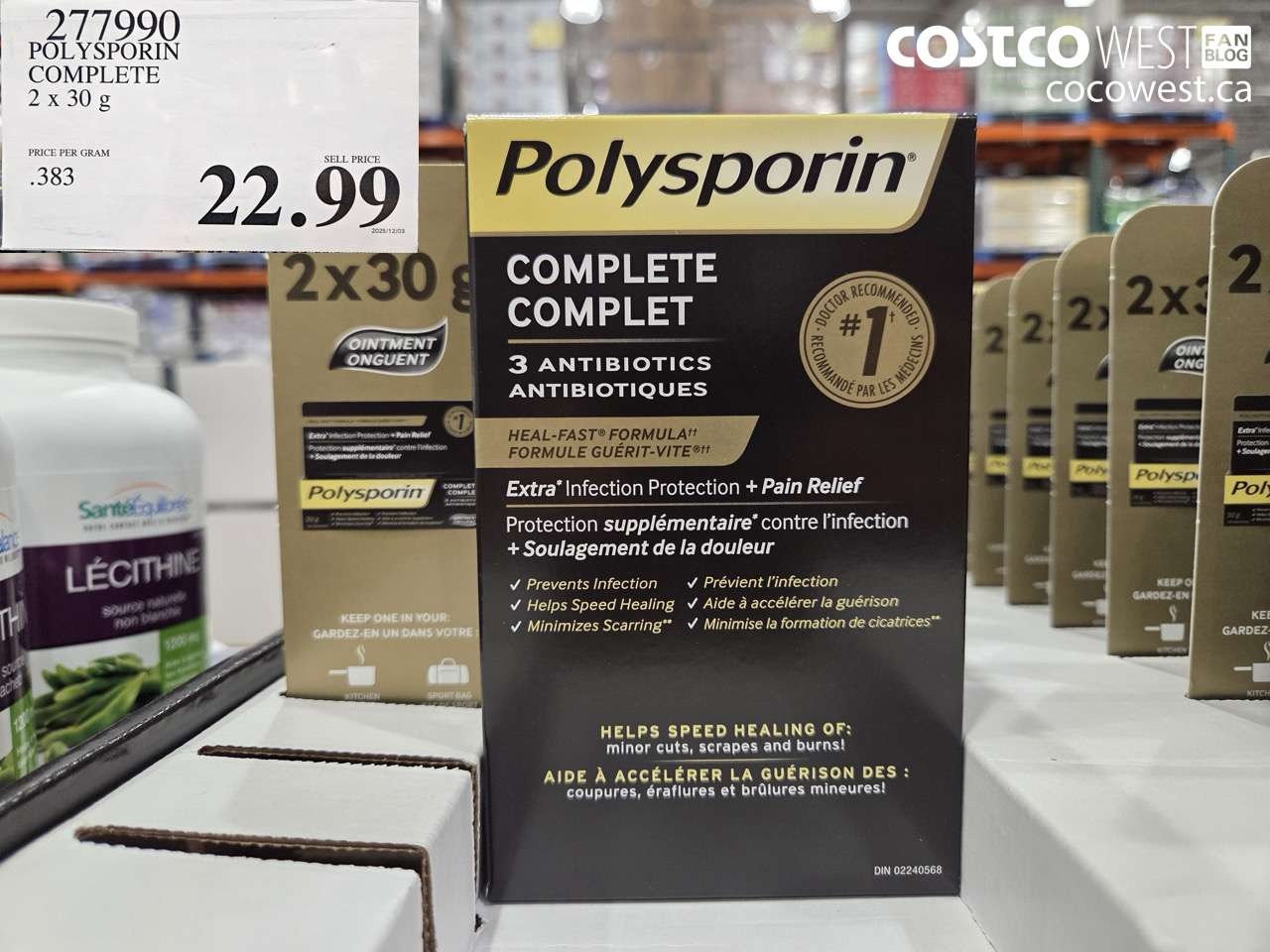 277990 POLYSPORIN COMPLETE 2 X 30 G $22.99