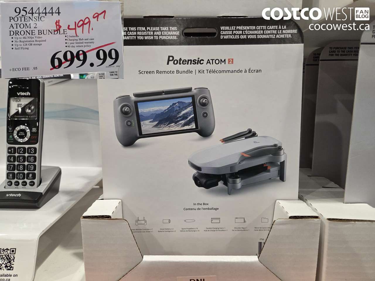 9544444 POTENSIC ATOM 2 DRONE BUNDLE $499.97