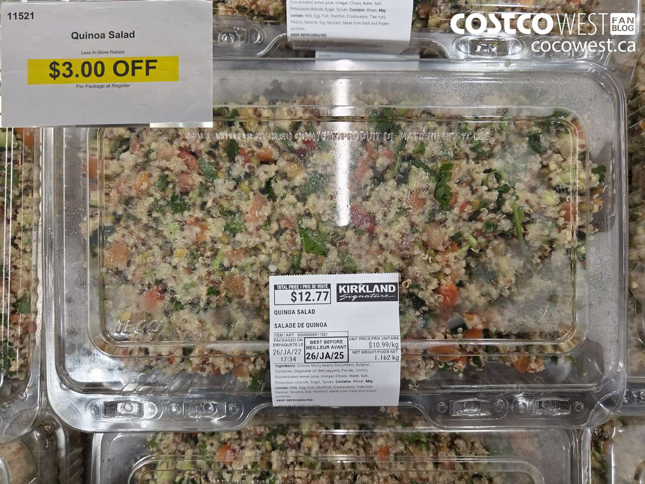 11521 QUINOA SALAD ($3.00 INSTANT SAVINGS)