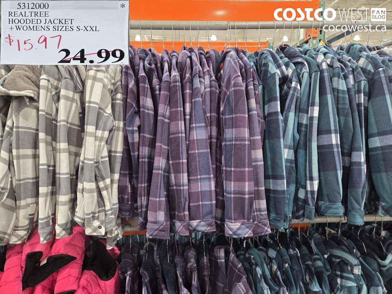 5312000 REALTREE HOODED JACKET LADIES SIZES S-XXL $15.97