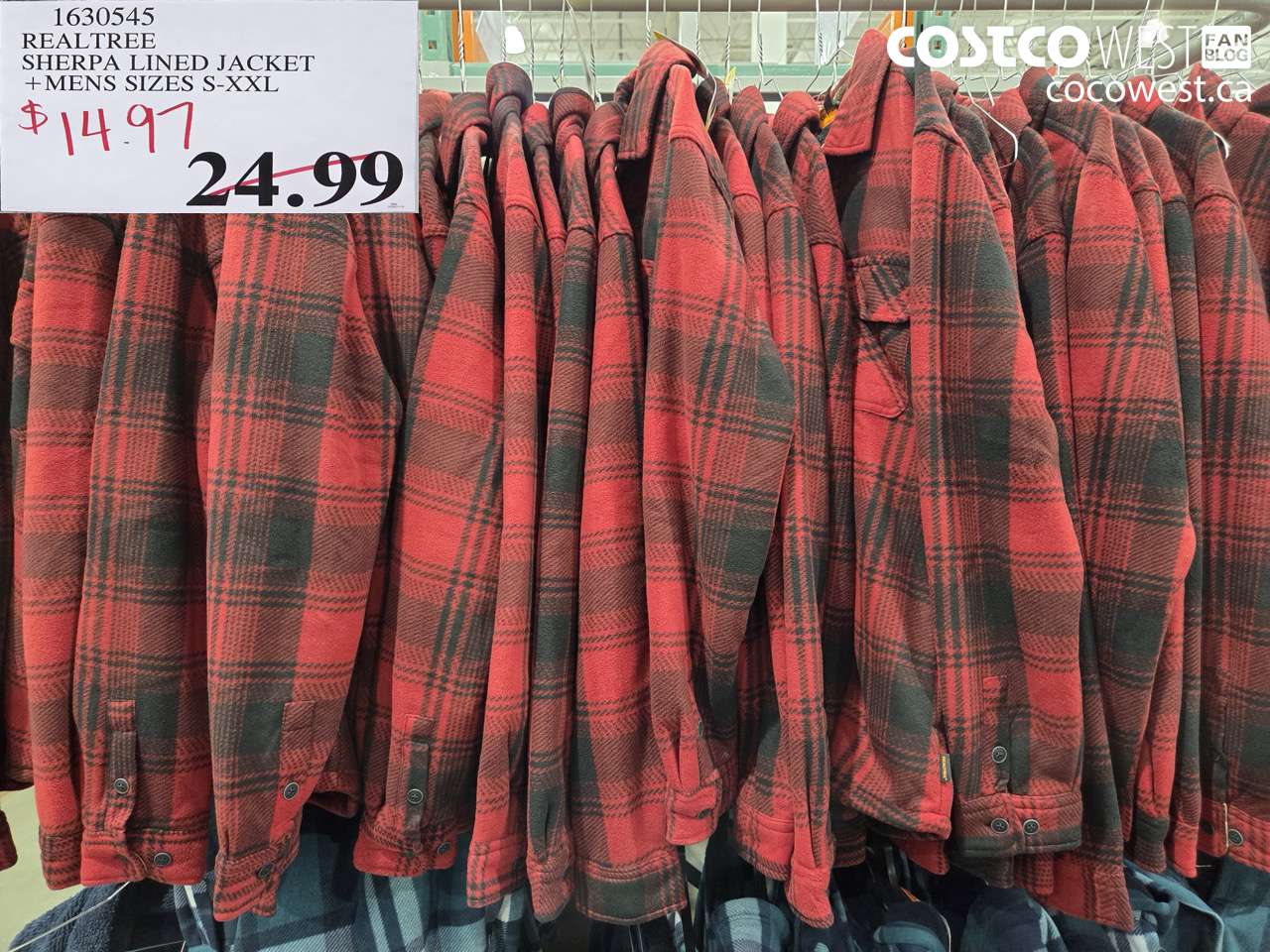 1630545 REALTREE SHERPA LINED JACKET MENS SIZES S-XL $15.97