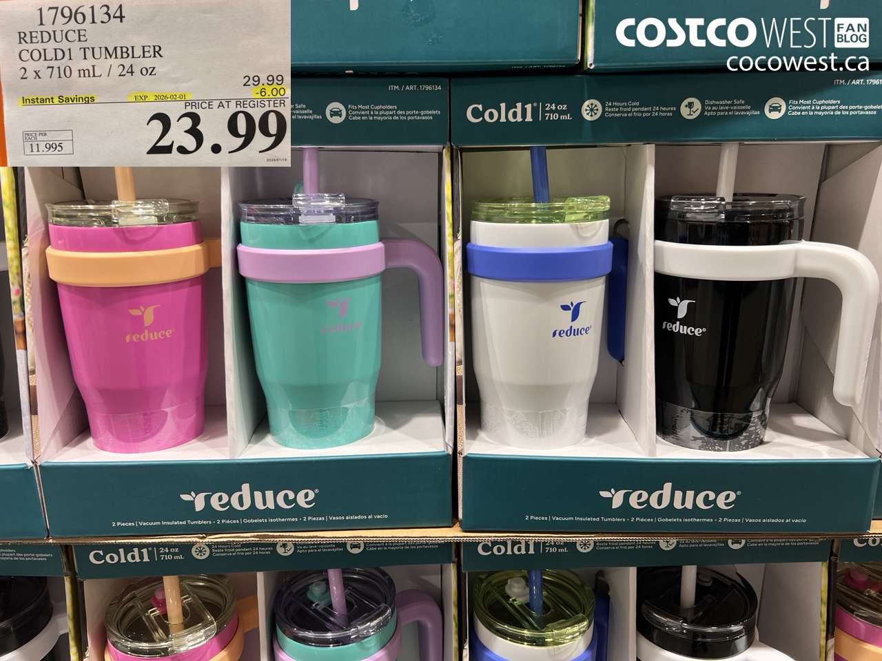 1796134 REDUCE COLD1 24OZ 2 PACK ($6.00 INSTANT SAVINGS EXPIRES ON 2026-02-01) $23.99