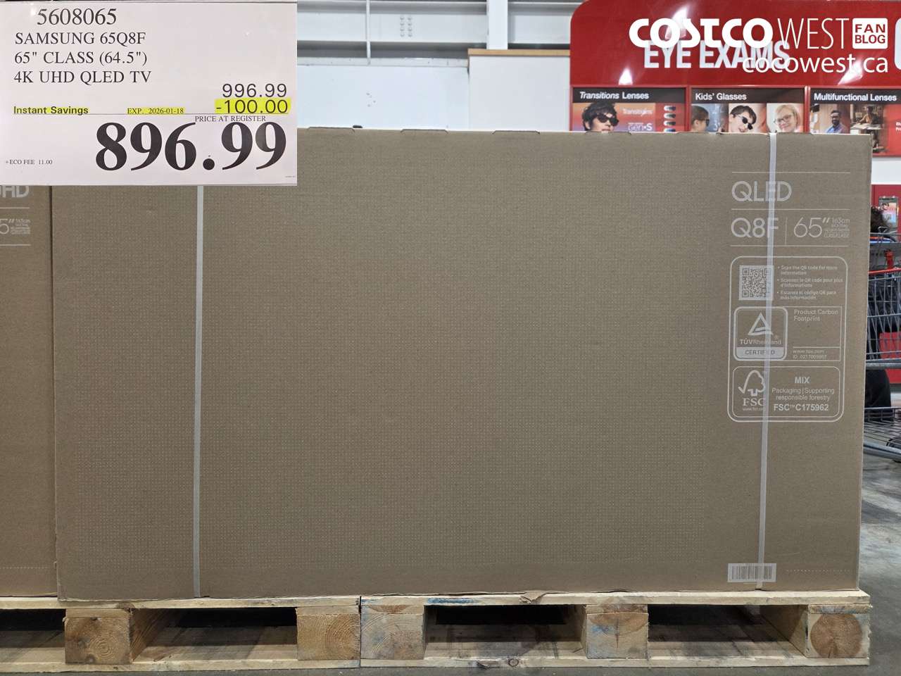 5608065 SAMSUNG 65Q8F 65