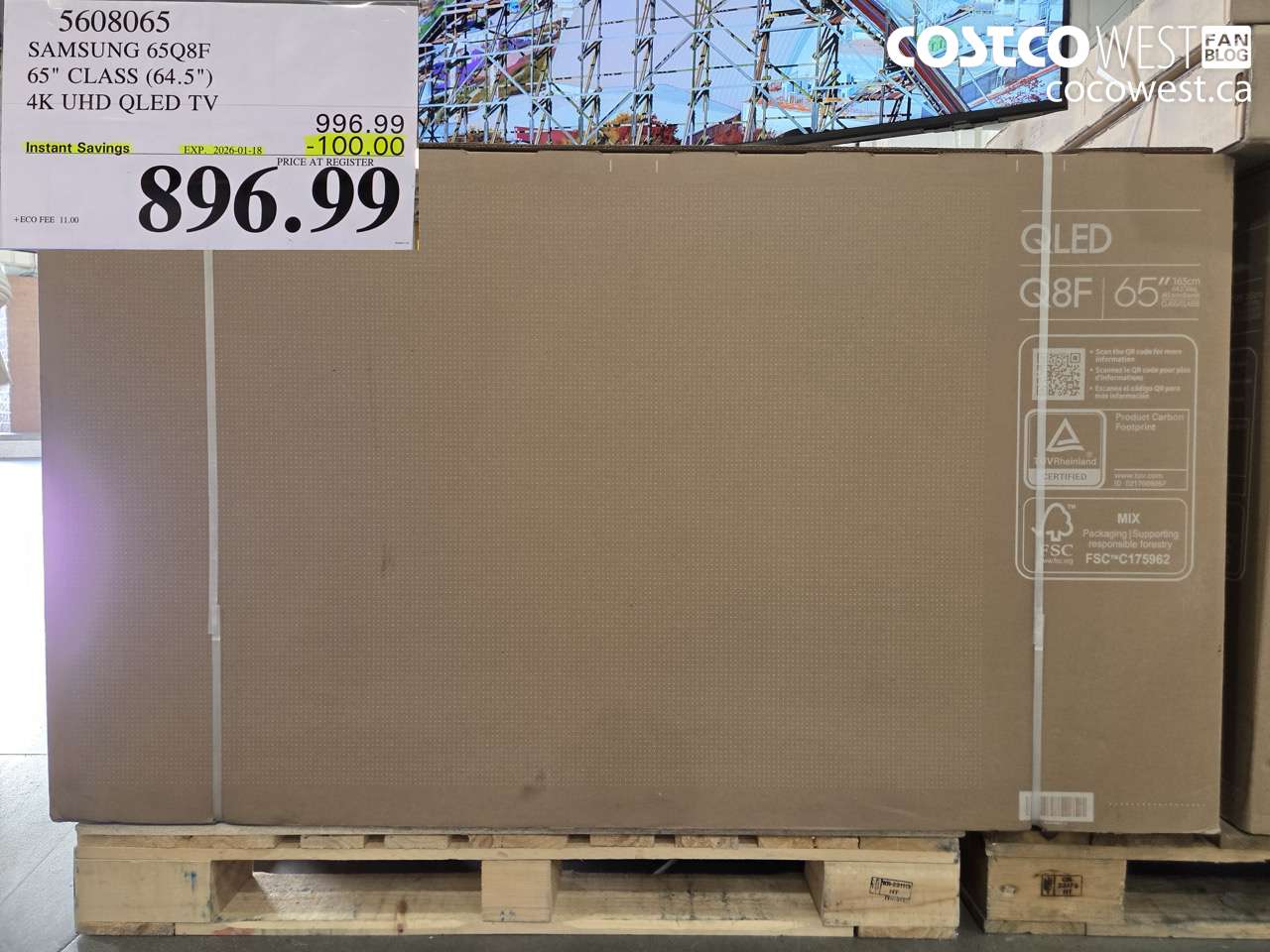 5608065 SAMSUNG 65Q8F 65
