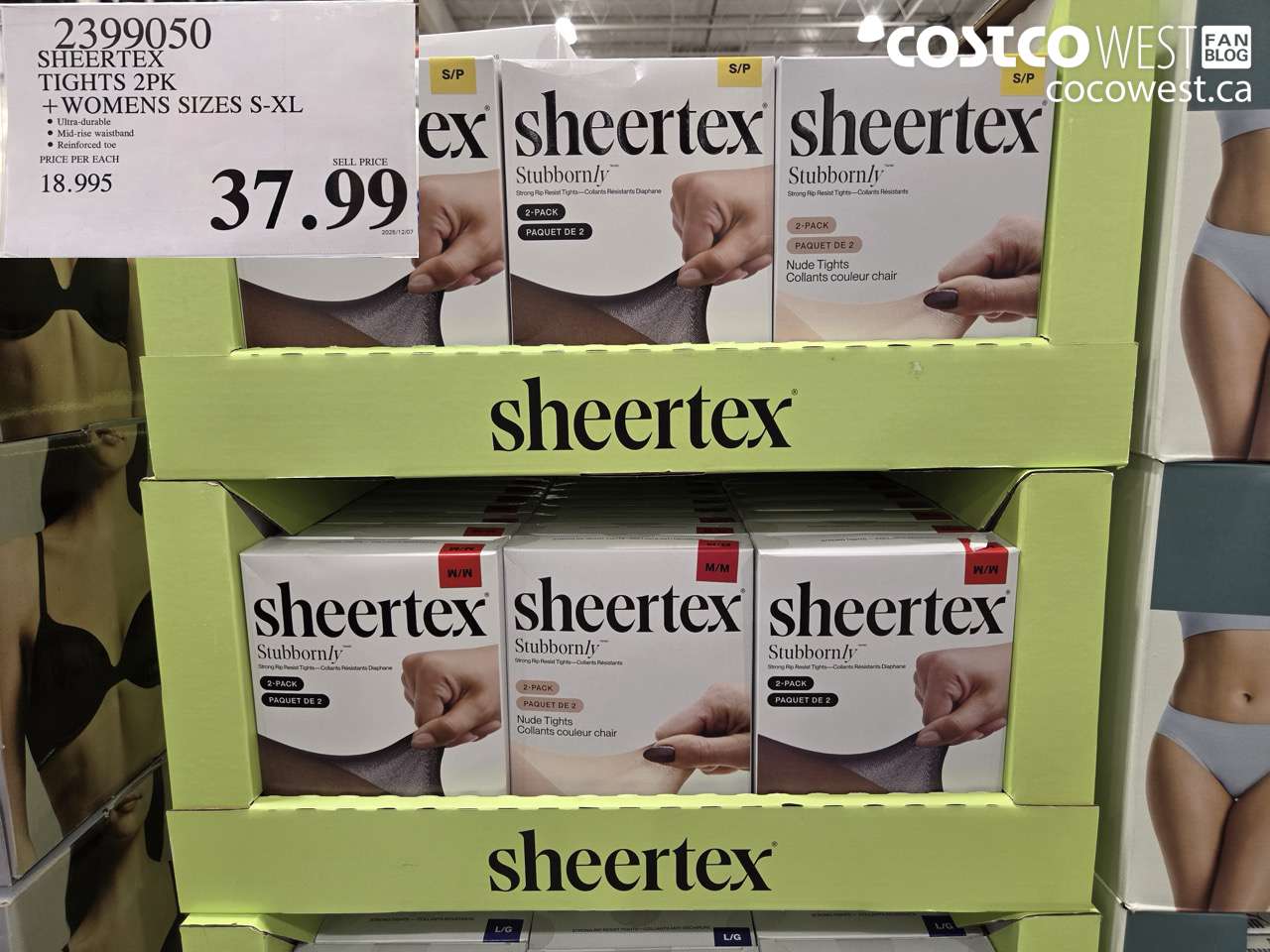 2399050 SHEERTEX LIGHTS 2PK WOMENS SIZES S-XL $37.99