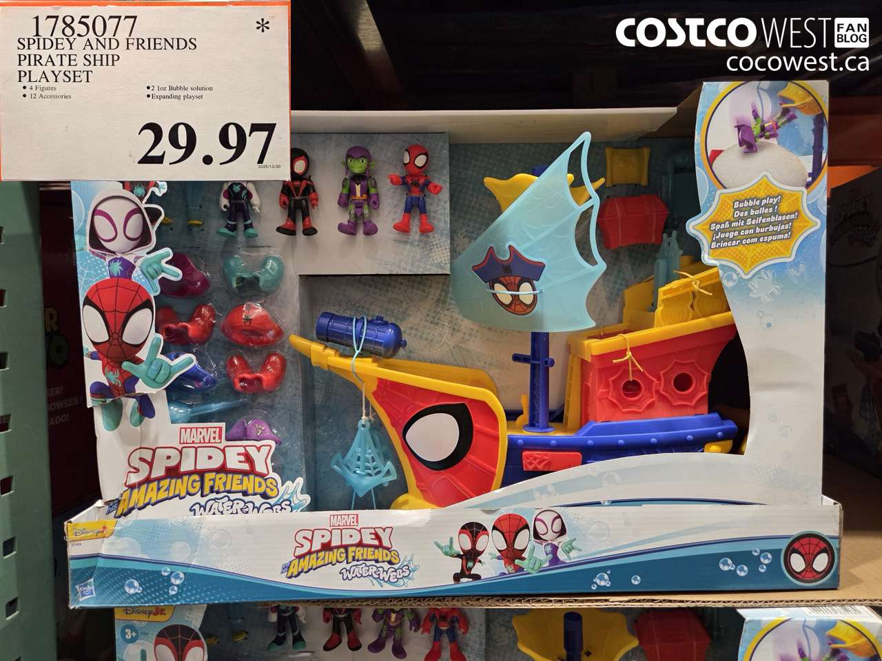 1785077 SPIDEY AND FRIENDS PIRATE SHIP PLAYSET $29.97