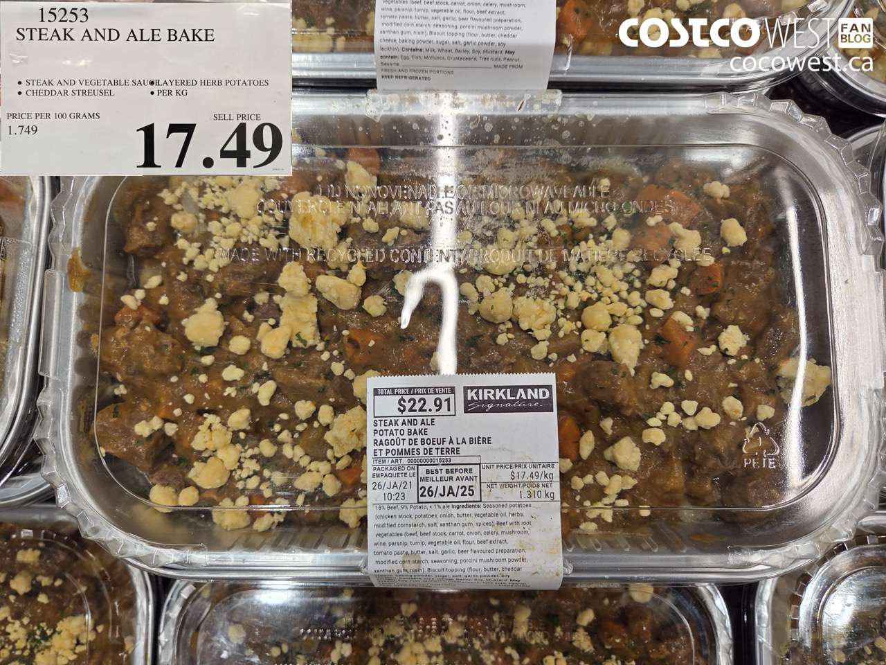 15253 STEAK AND ALE BAKE $17.49