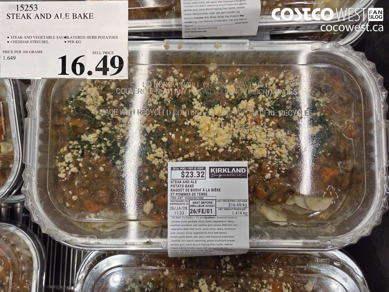 15253 STEAK AND ALE BAKE $16.49