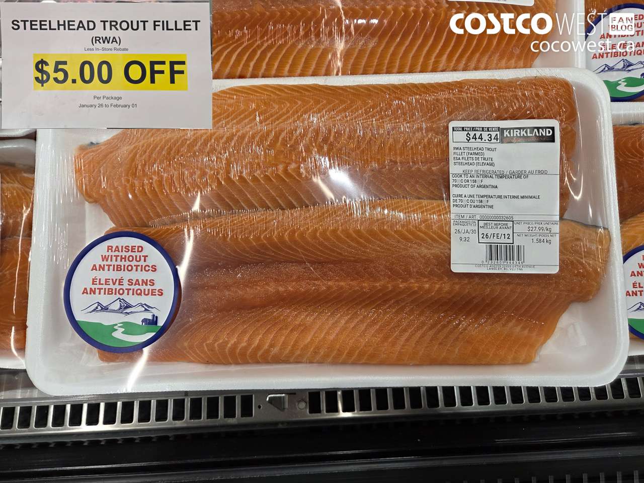 32605 STEELHEAD TROUT FILLET (FARMED) ($5.00 INSTANT SAVINGS EXPIRES ON 2026-02-01)