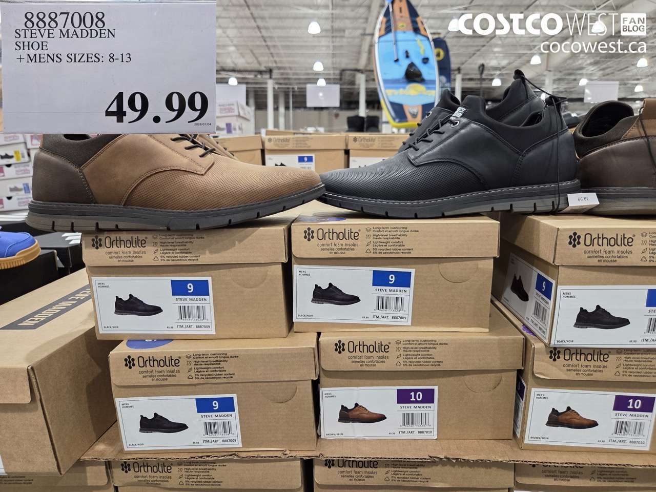 8887008 STEVE MADDEN SHOE MENS SIZES 8-13 $49.99