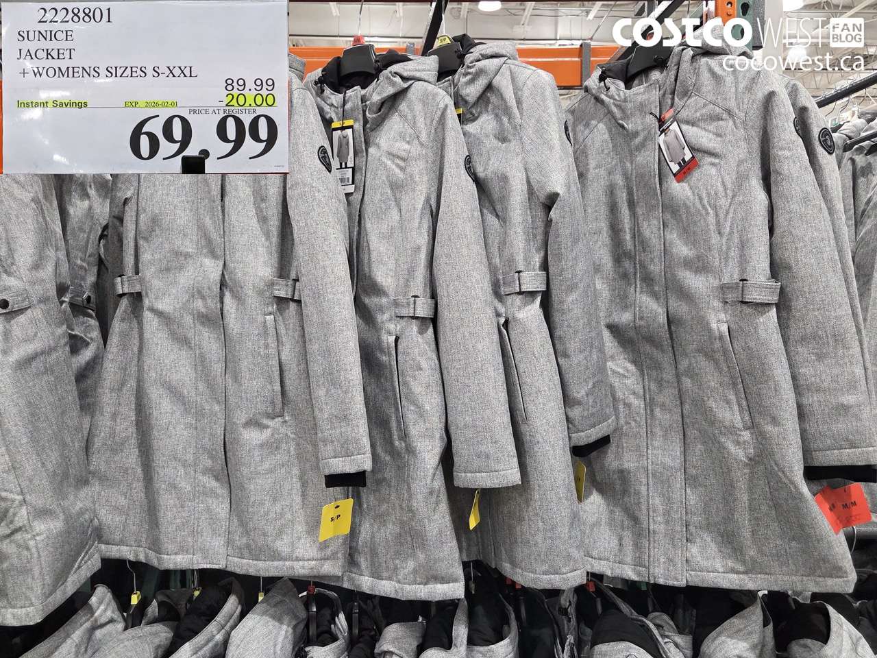 2228801 SUNICE JACKET WOMENS SIZES S-XXL ($20.00 INSTANT SAVINGS EXPIRES ON 2026-02-01) $69.99