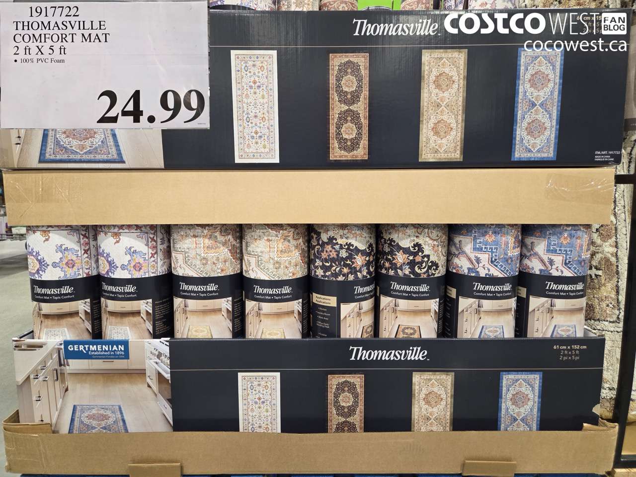 1917722 THOMASVILLE COMFORT MAT 2FT X 5FT $24.99