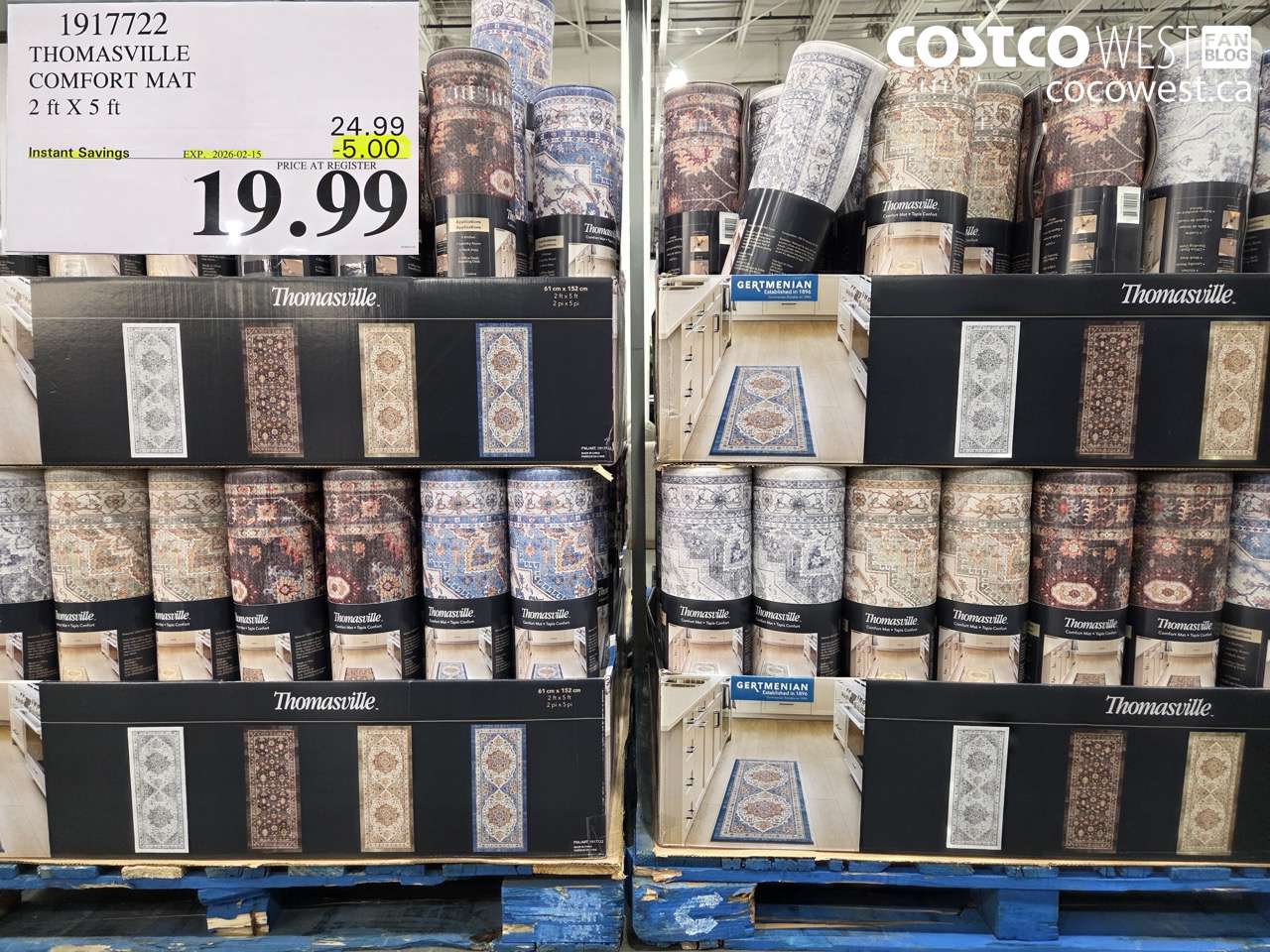 1917722 THOMASVILLE COMFORT MAT 2FT X 5FT ($5.00 INSTANT SAVINGS EXPIRES ON 2026-02-15) $19.99