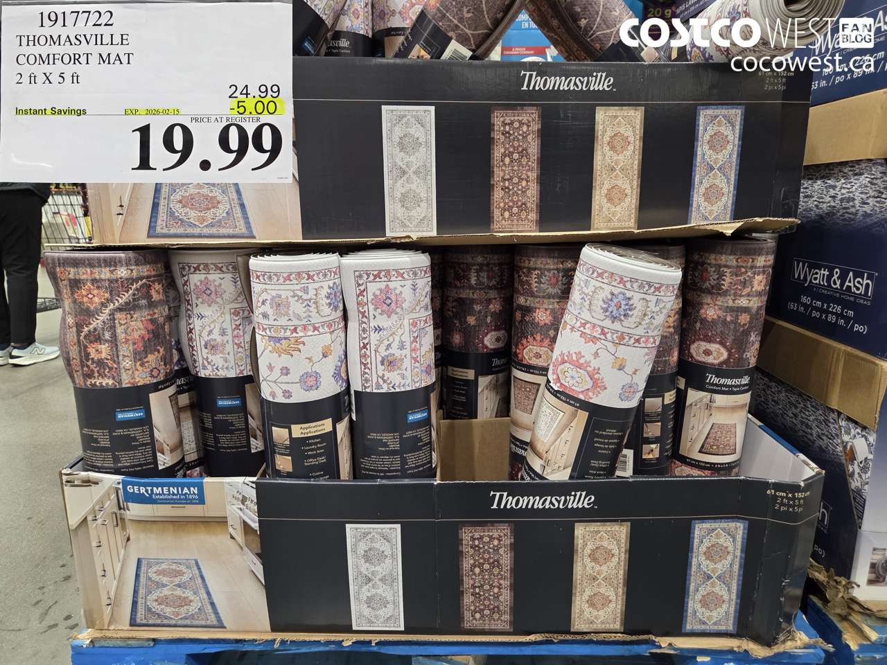 1917722 THOMASVILLE COMFORT MAT 2FT X 5FT ($5.00 INSTANT SAVINGS EXPIRES ON 2026-02-15) $19.99