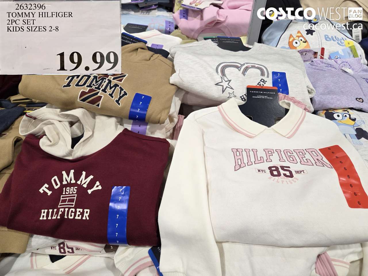2632396 TOMMY HILFIGER 2PC SET KIDS SIZES 2-8 $19.99
