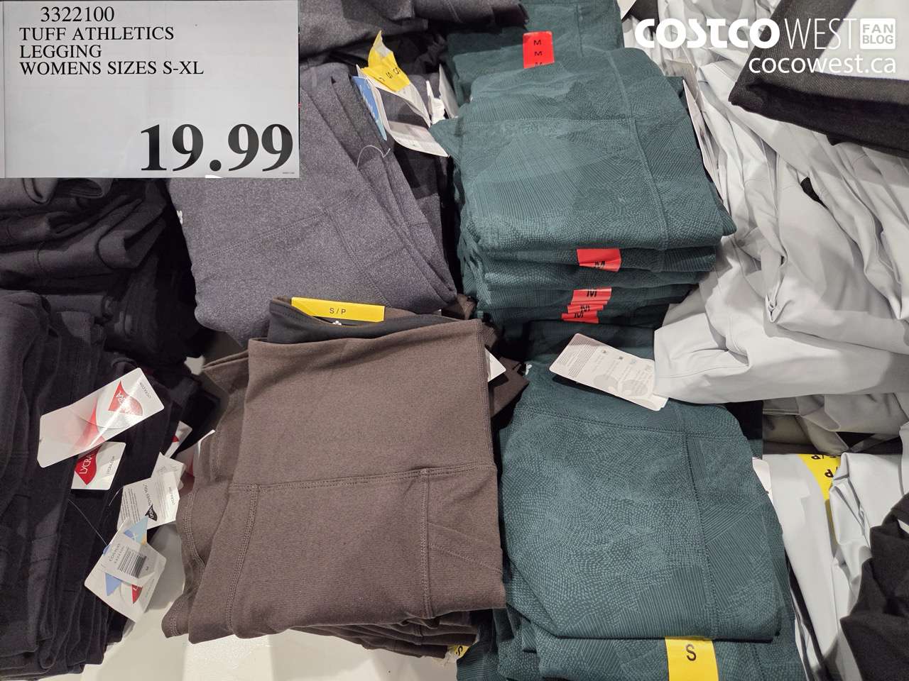 3322100 TUFF ATHLETICS LEGGING WOMENS SIZES S-XL $19.99