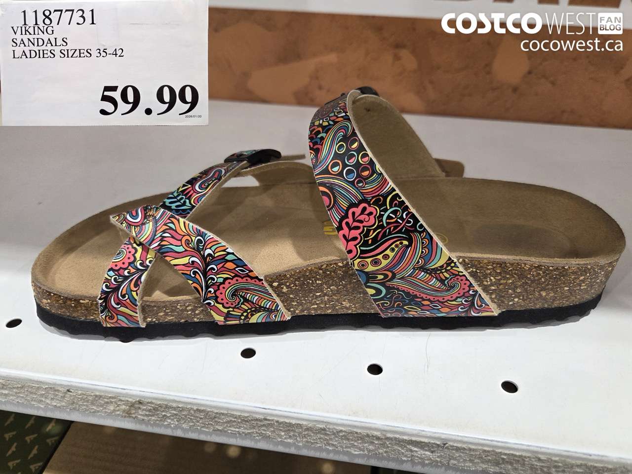 1187731 VIKING SANDALS LADIES SIZES 35-42 $59.99