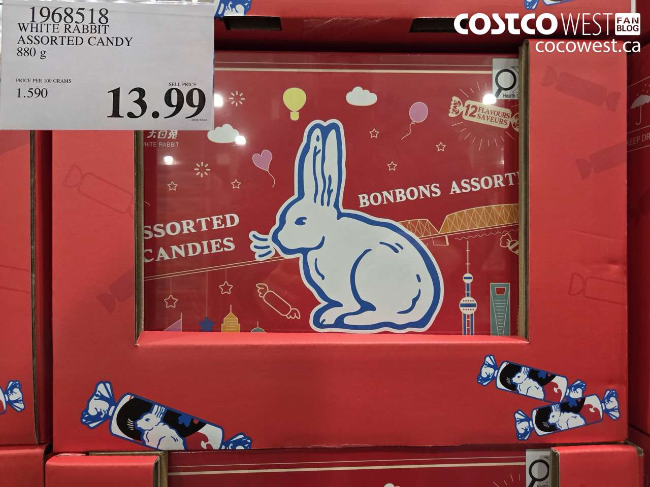 1968518 WHITE RABBIT ASSORTED CANDY 880G $13.99