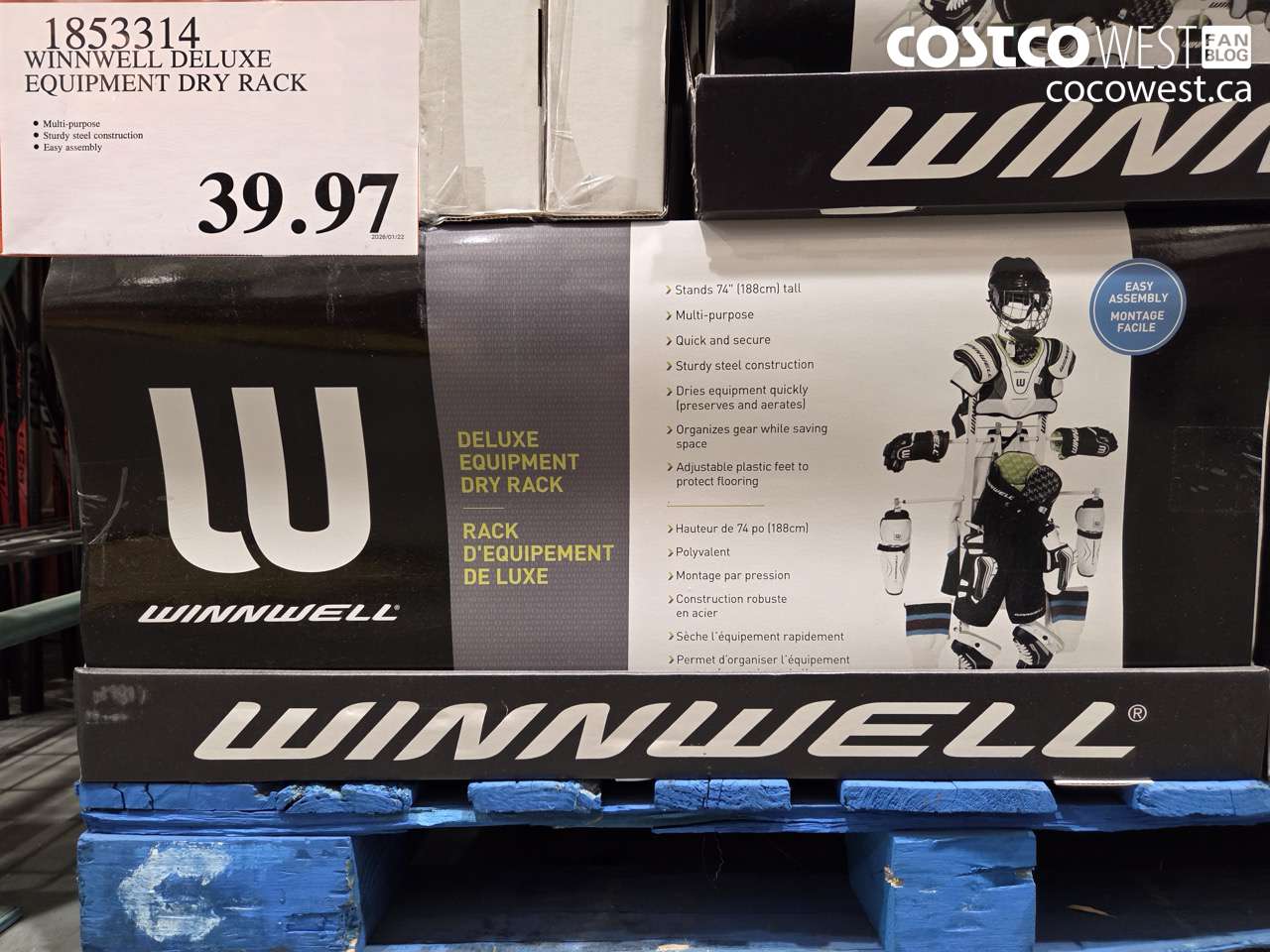 1853314 WINNWELL DELUXE EQUIPMENT DRY RACK $39.97