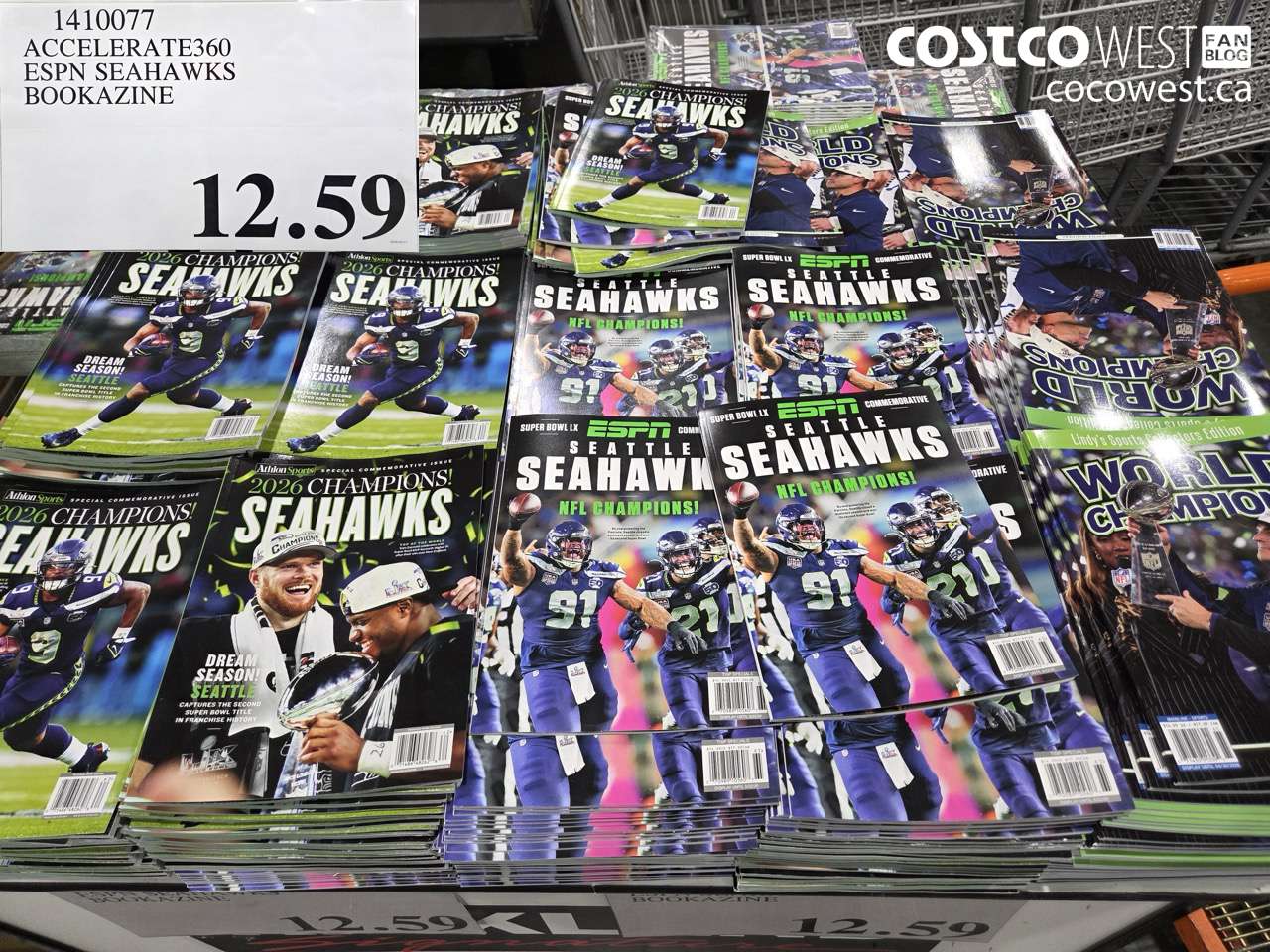 1410077 ACCELERATE360 ESPN SEAHAWKS BOOKAZINE $12.59