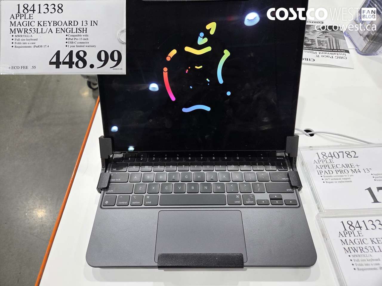 1841338 APPLE MAGIC KEYBOARD 13 IN MWR53LL/A ENGLISH $448.99