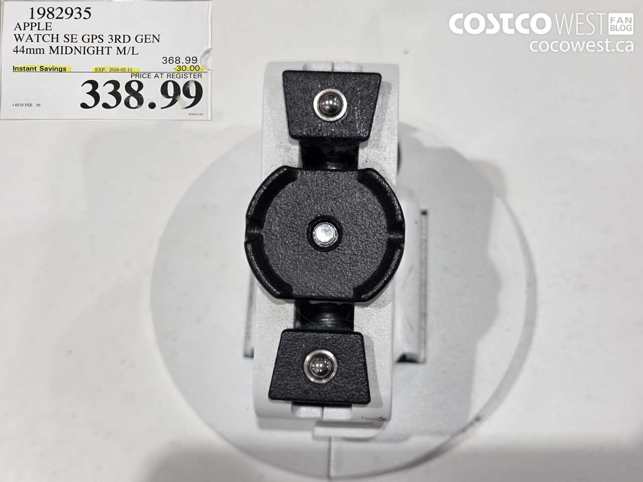 1982935 APPLE WATCH SE GPS 3RD GEN 44mm MIDNIGHT M/L ($30.00 INSTANT SAVINGS EXPIRES ON 2026-02-11) $338.99