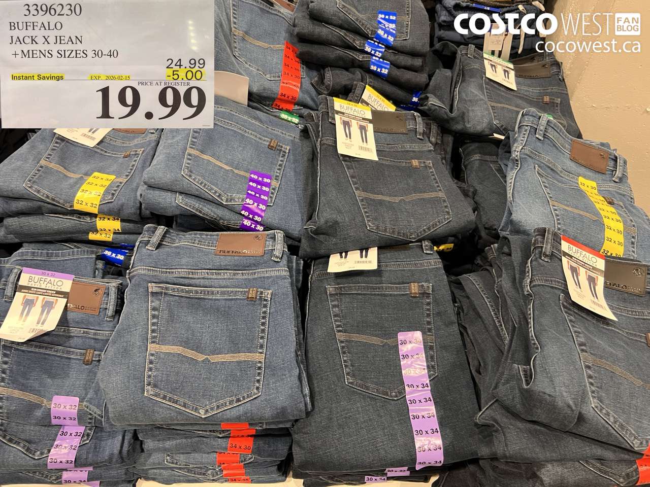3396230 BUFFALO JACK X JEAN +MENS SIZES 30-40 ($5.00 INSTANT SAVINGS EXPIRES ON 2026-02-15) $19.99