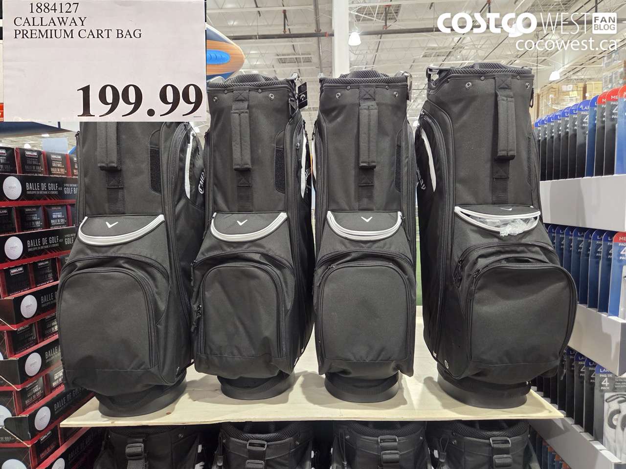 1884127 CALLAWAY PREMIUM CART BAG $199.99