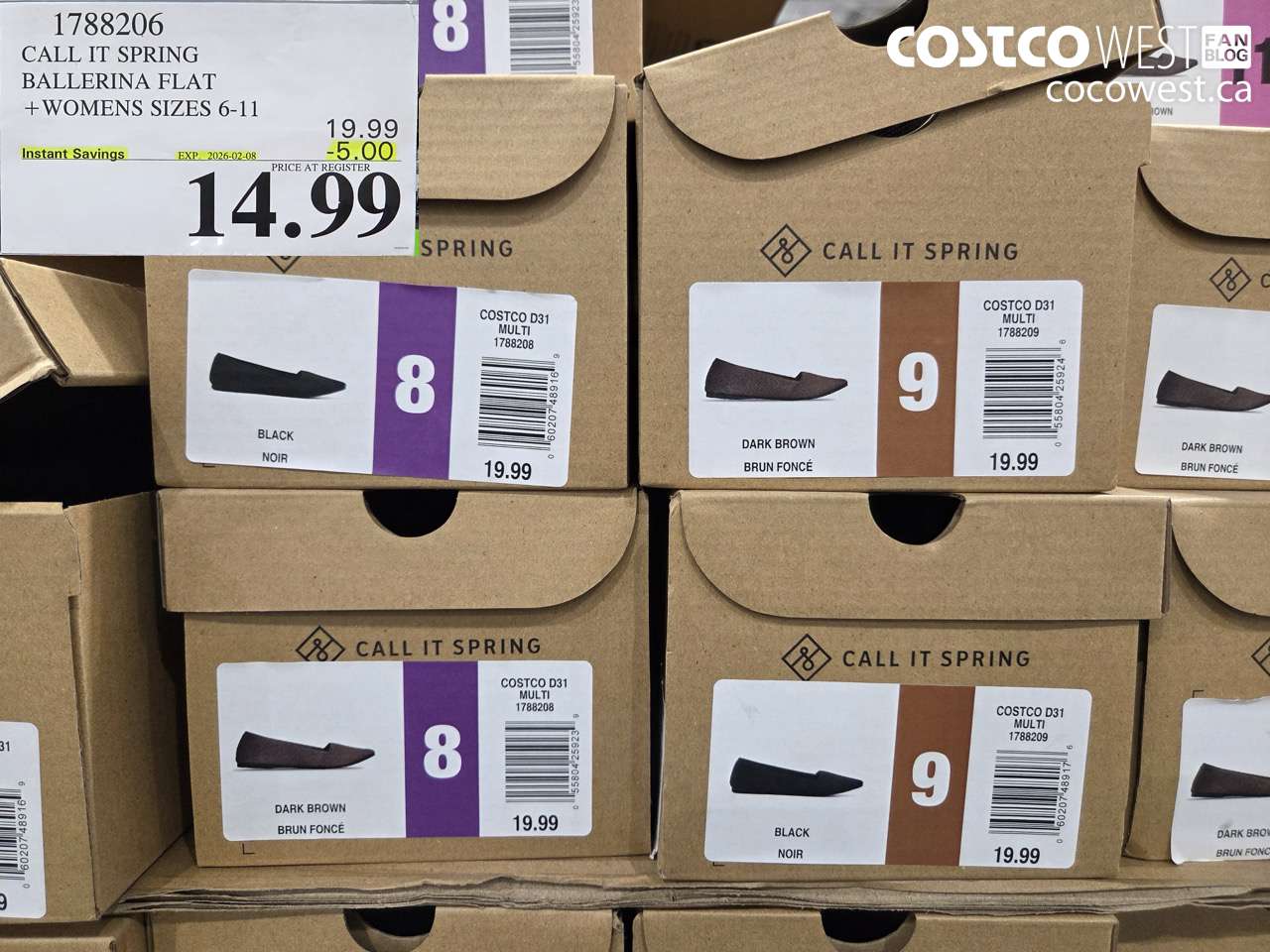 1788206 CALL IT SPRING BALLERINA FLAT + WOMENS SIZES 6-11 ($5.00 INSTANT SAVINGS EXPIRES ON 2026-02-08) $14.99