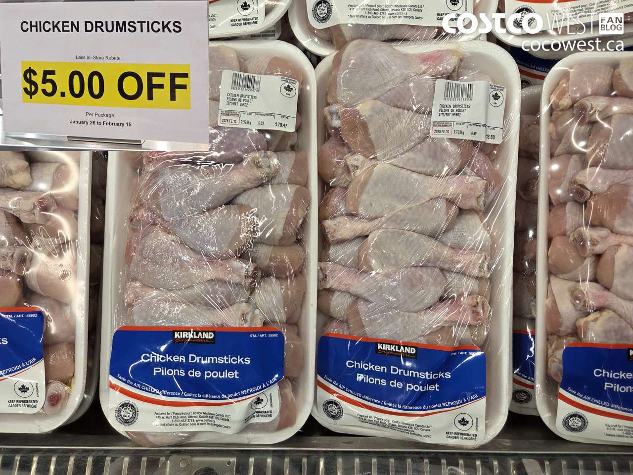 55502 CHICKEN DRUMSTICKS ($5.00 INSTANT SAVINGS EXPIRES ON 2026-02-15)