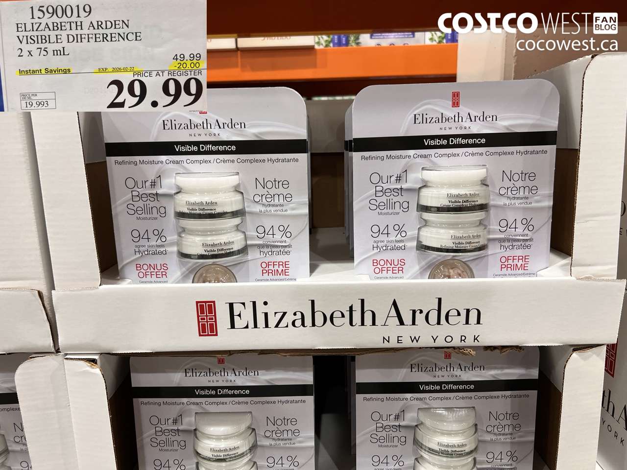 1590019 ELIZABETH ARDEN VISIBLE DIFFERENCE 2 x 75 mL ($20.00 INSTANT SAVINGS EXPIRES ON 2026-02-22) $29.99