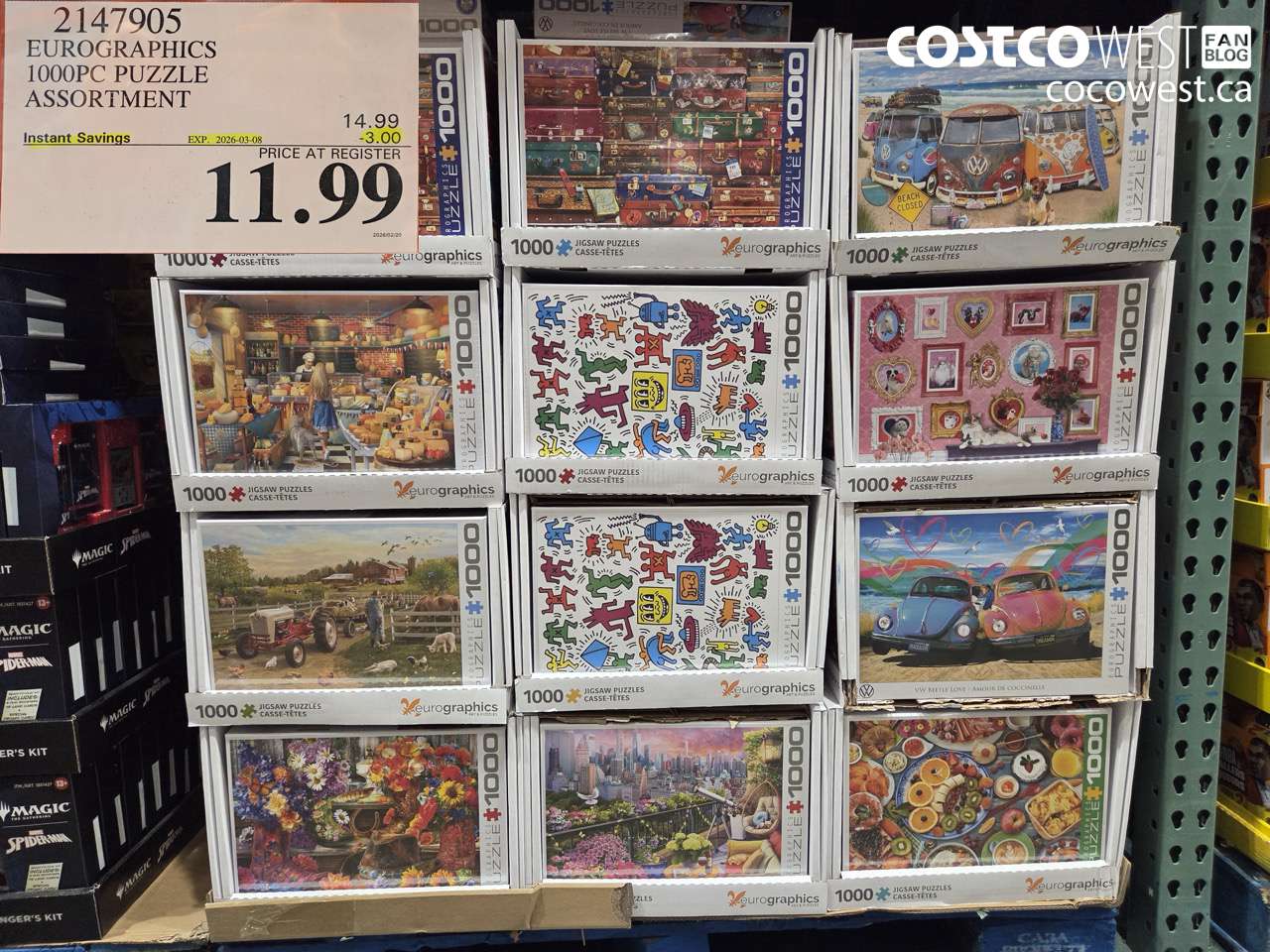 2147905 EUROGRAPHICS 1000PC PUZZLE ASSORTMENT ($3.00 INSTANT SAVINGS EXPIRES ON 2026-03-08) $11.99