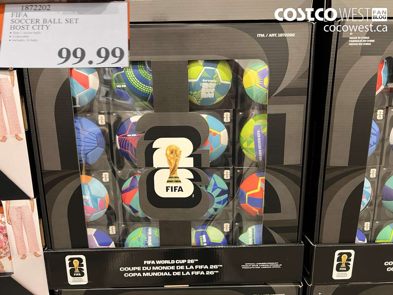 1872202 FIFA SOCCER BALL, SET HOST CITY $99.99