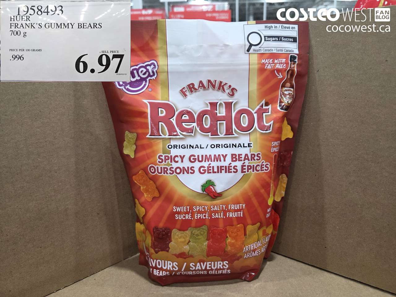 1958493 FRANK'S GUMMY BEARS 700 g $6.97