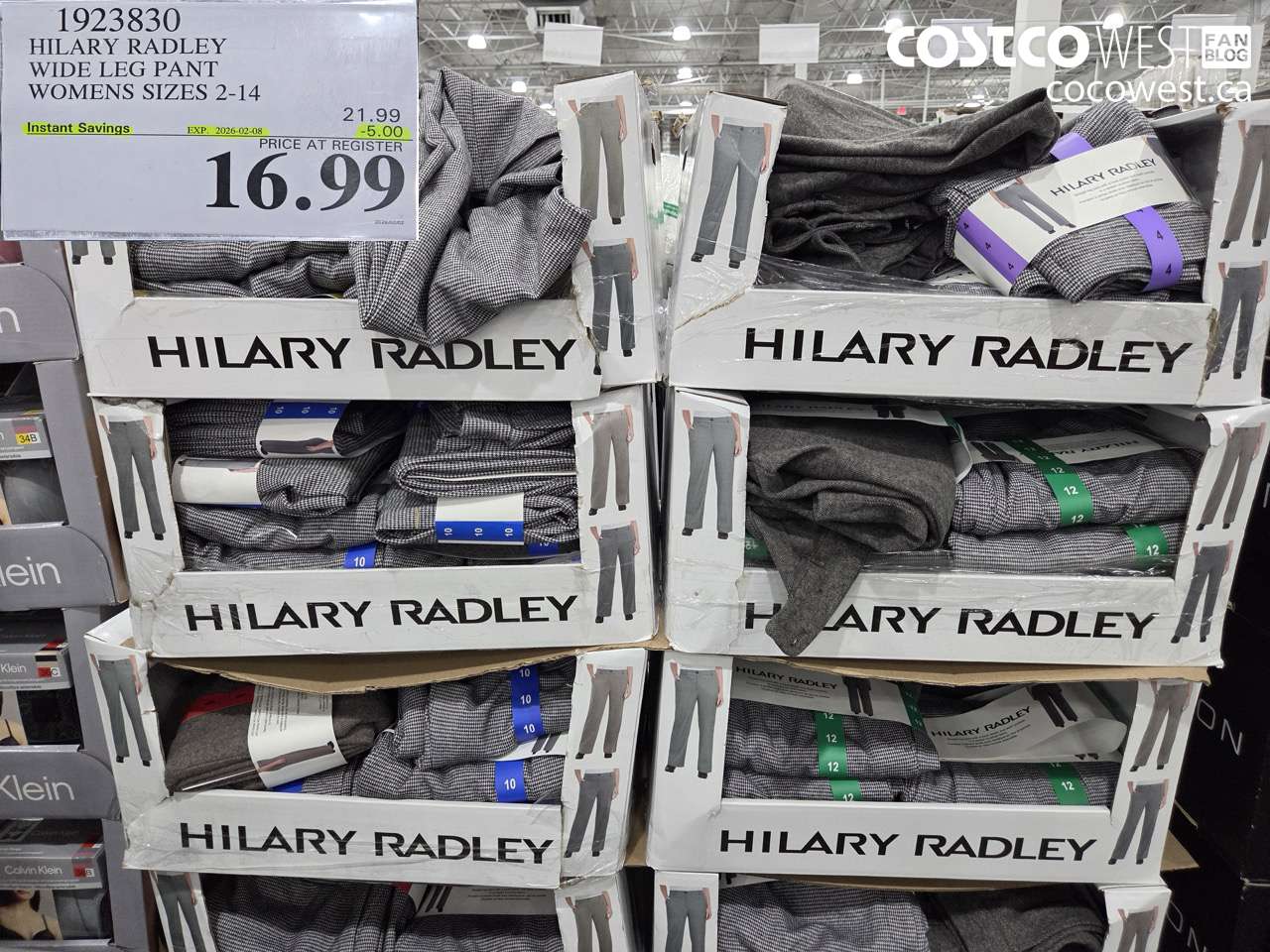 1923830 HILARY RADLEY WIDE LEG PANT WOMENS SIZES 2-14 ($5.00 INSTANT SAVINGS EXPIRES ON 2026-02-08) $16.99