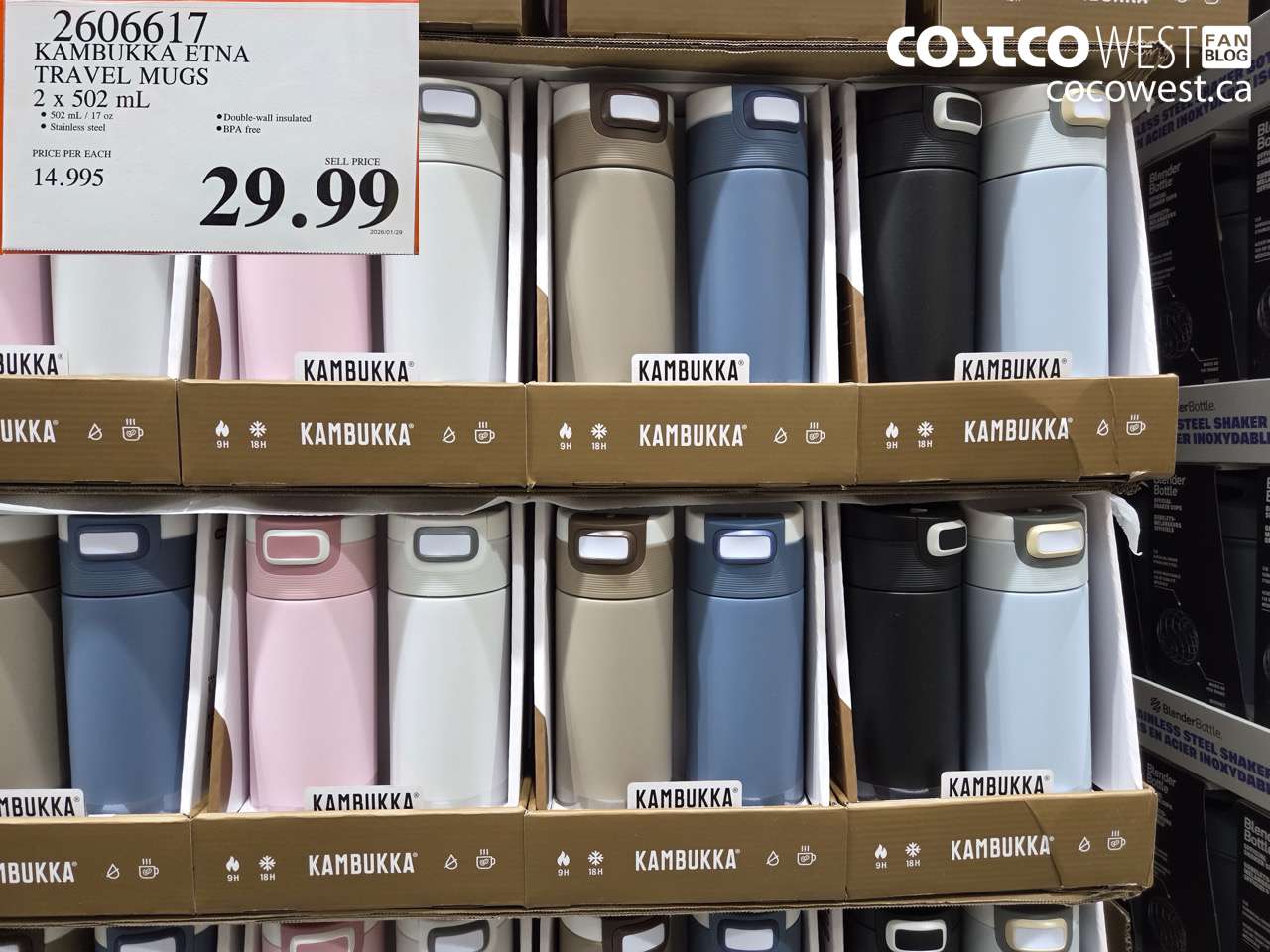 2606617 KAMBUKKA ETNA TRAVEL MUGS 2 X 502ML $29.99