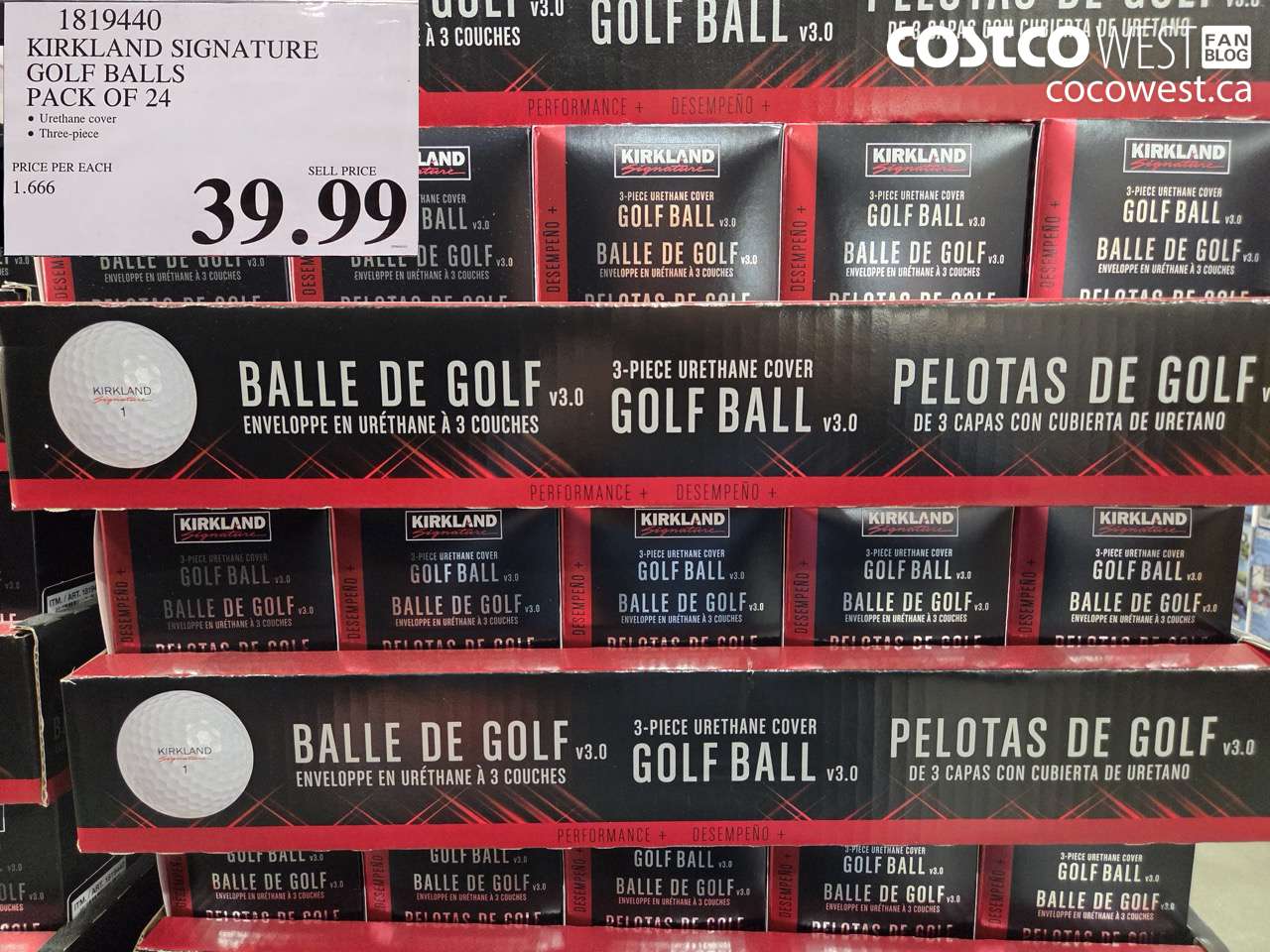 181940 KIRKLAND SIGNATURE GOLF BALLS PACK OF 24 $39.99