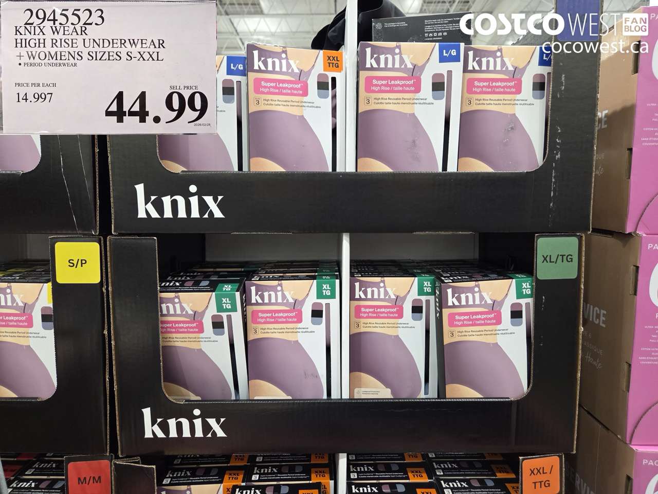 2945523 KNIX WEAR HIGH RISE UNDERWEAR + WOMENS SIZES S-XXL $44.99