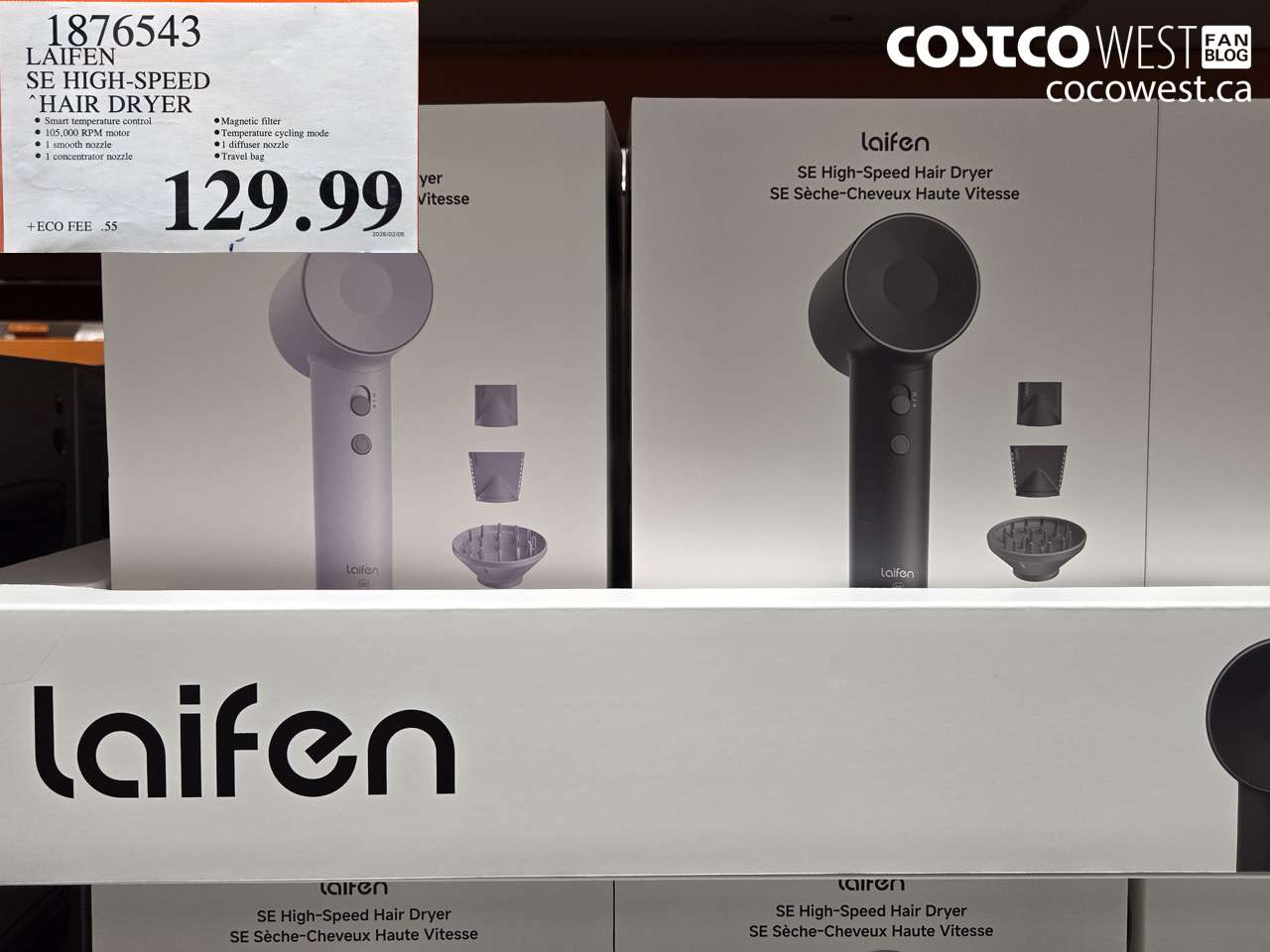 1876543 LAIFEN SE HIGH-SPEED HAIR DRYER $129.99