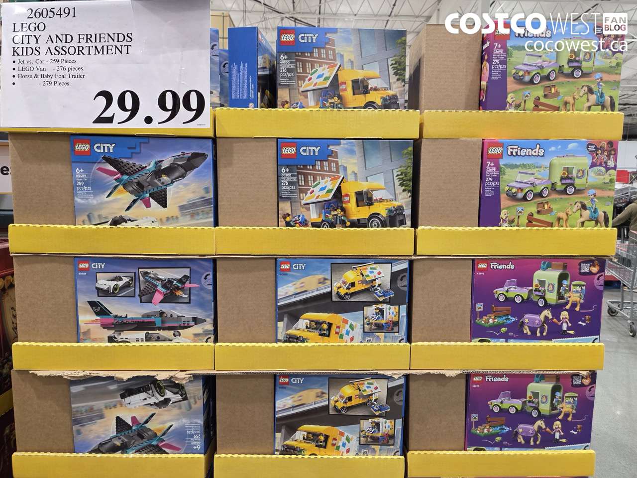 2605491 LEGO CITY AND FRIENDS KIDS ASSORTMENT $29.99