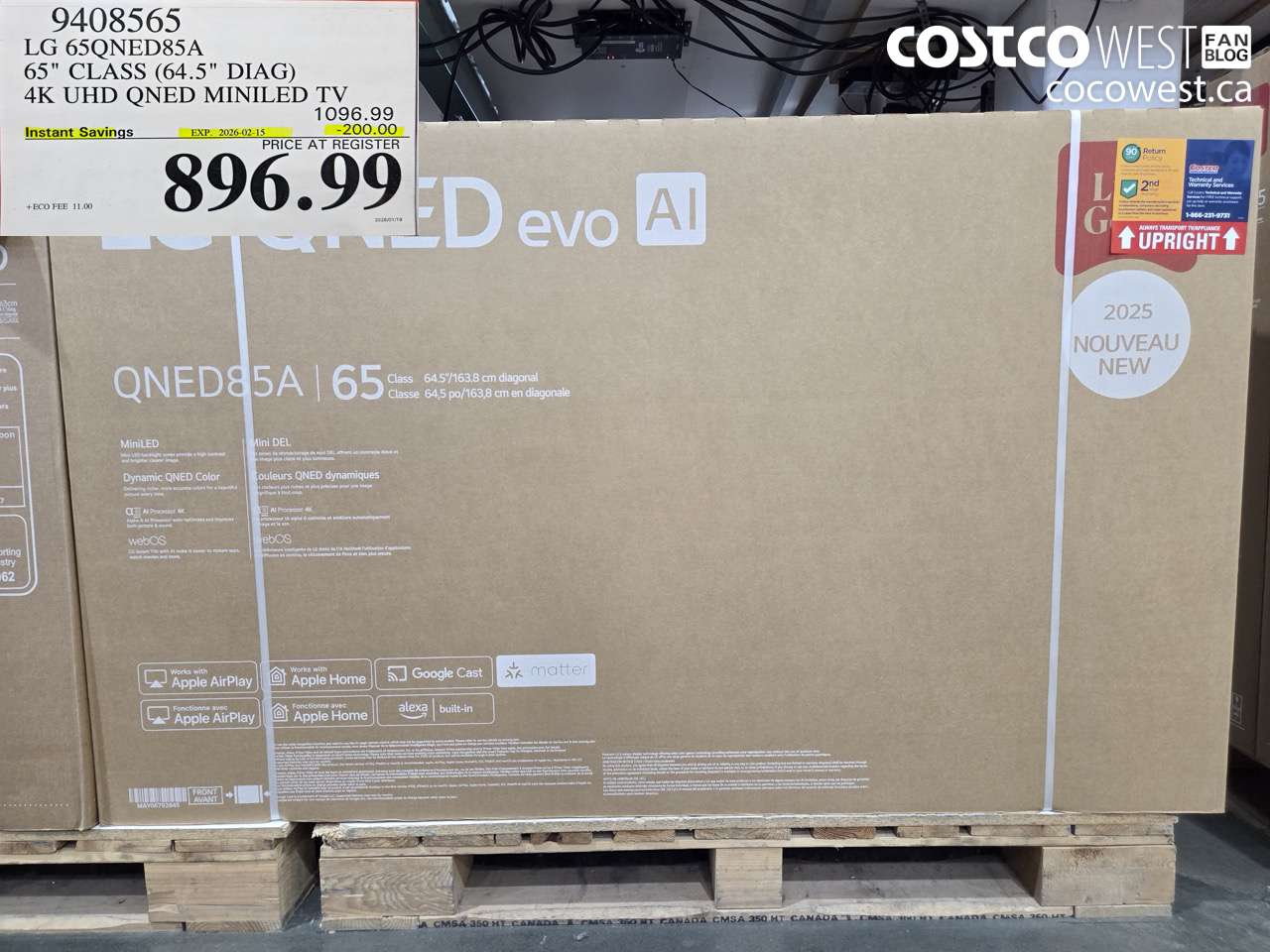 9408565 LG 65QNED85A 65