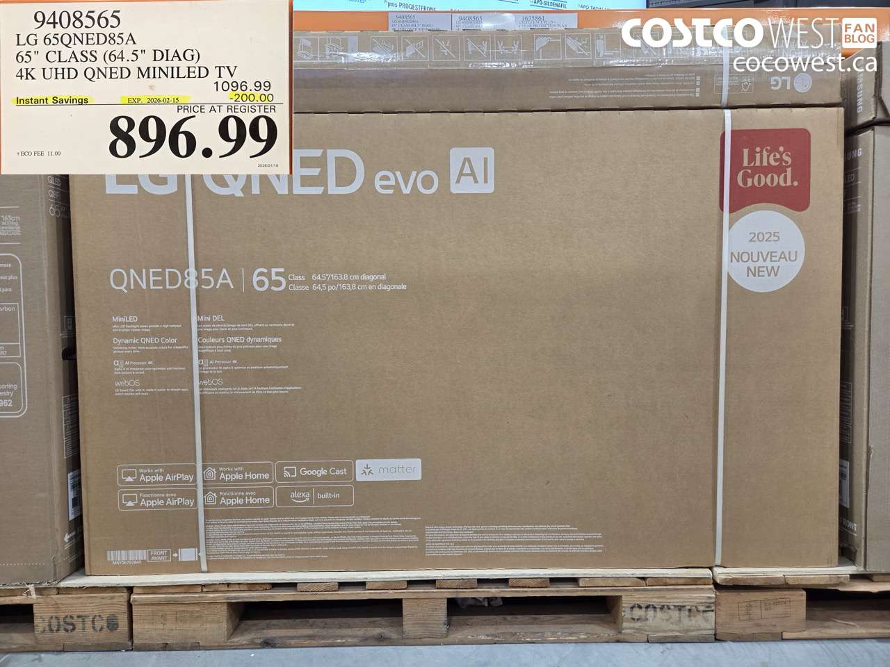 9408565 LG 65QNED85A 65