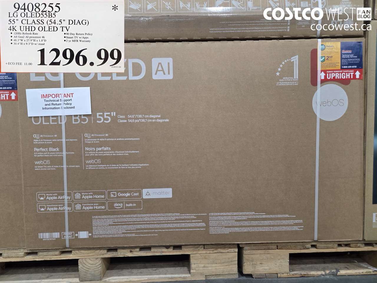 9408255 LG OLED55B5 55