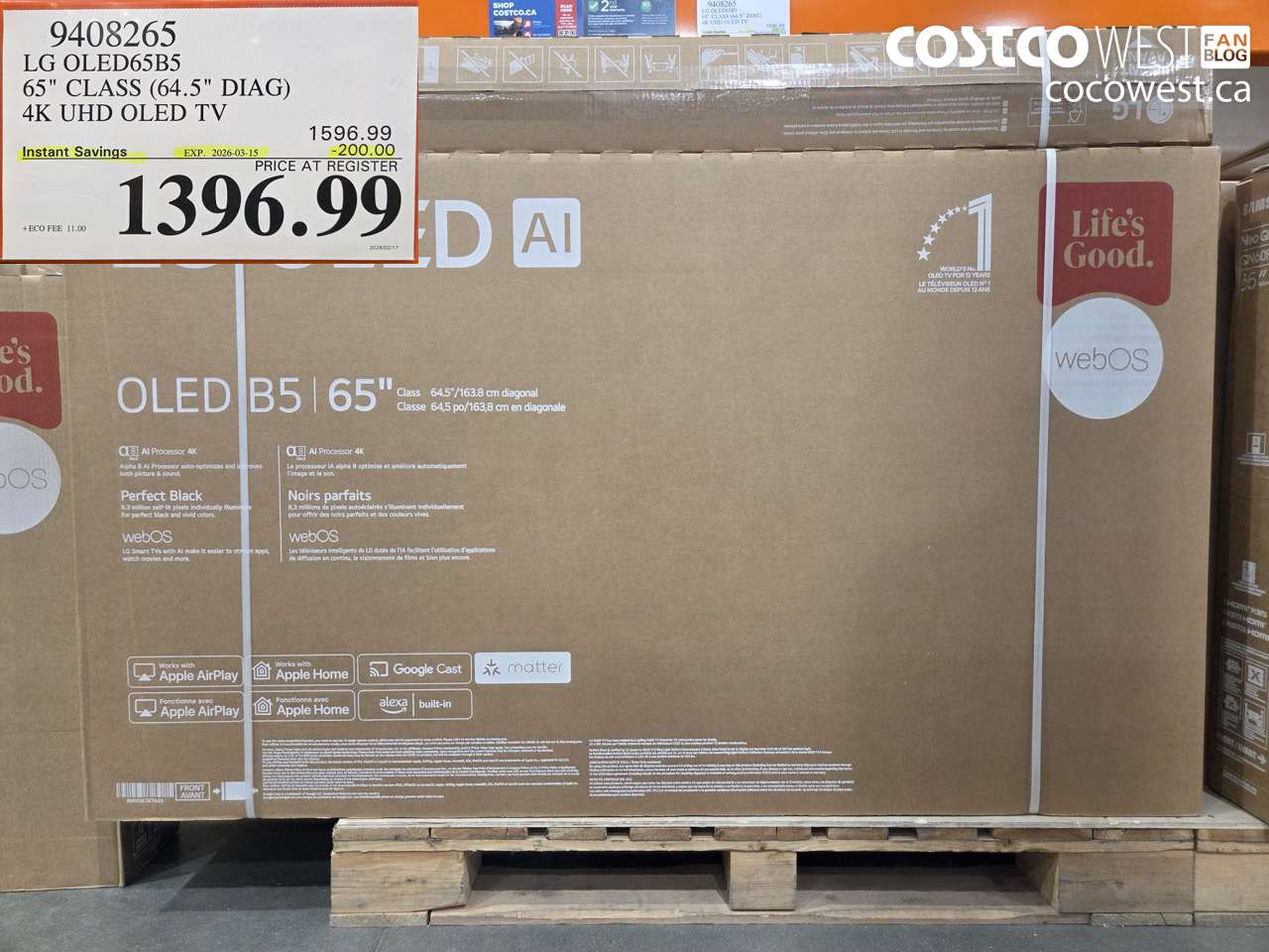 9408265 LG OLED65B5 65