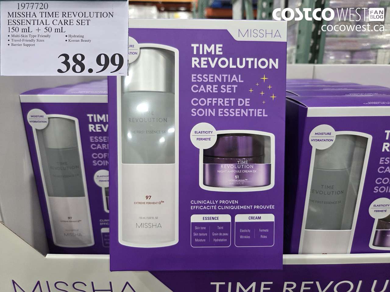 1977720 MISSHA TIME REVOLUTION ESSENTIAL CARE SET 150M + 50ML $38.99