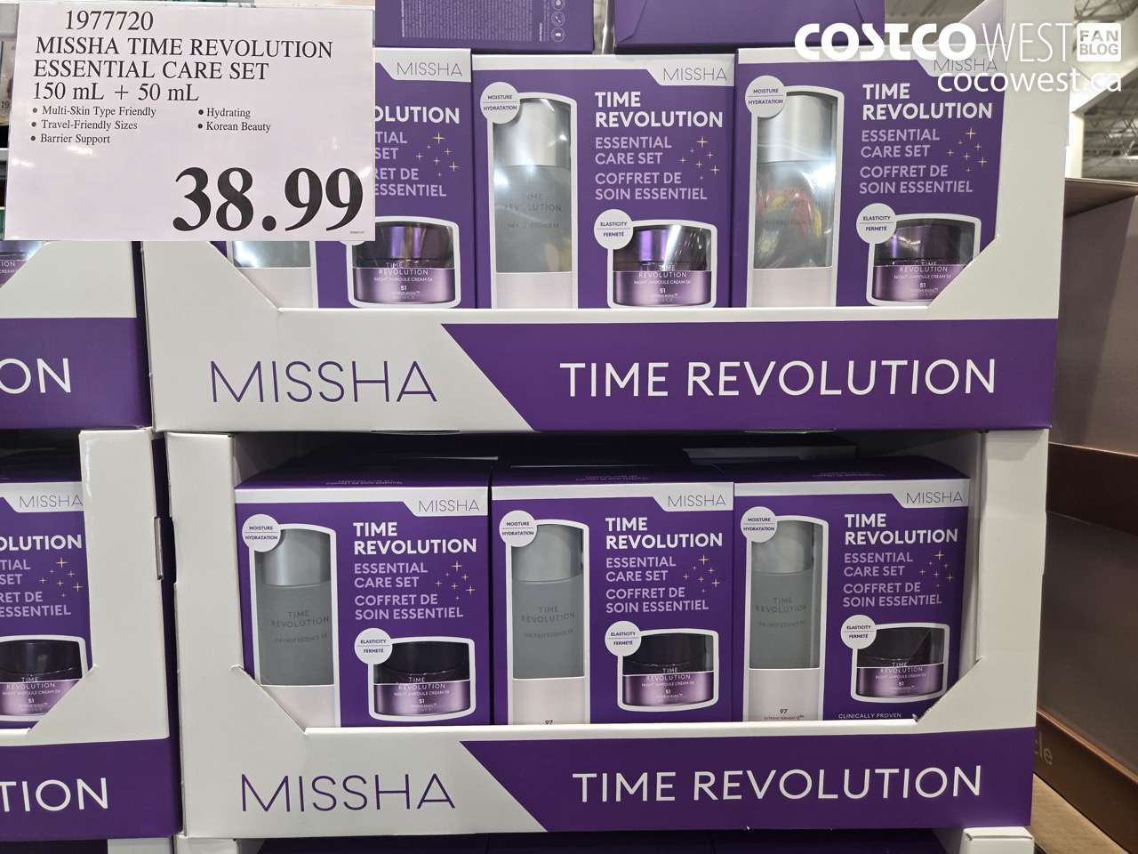 1977720 MISSHA TIME REVOLUTION ESSENTIAL CARE SET 150 mL + 50 mL $38.99