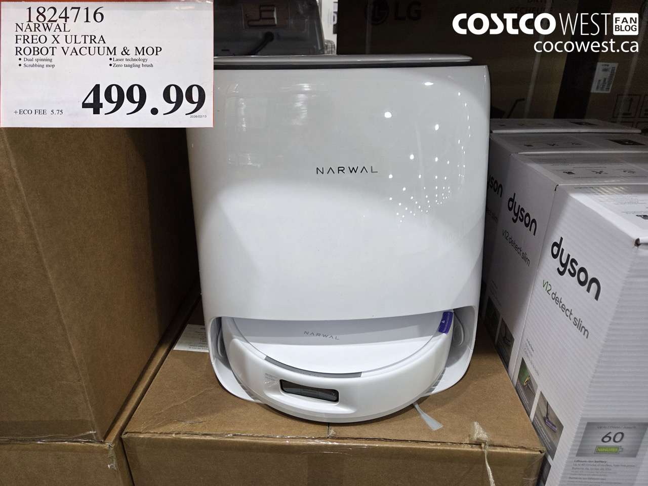 1824716 NARWAL FREO X ULTRA ROBOT VACUUM & MOP $499.99