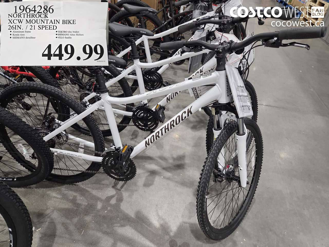 1964286 NORTHROCK XCW MOUNTAIN BIKE 26IN. / 21 SPEED $449.99