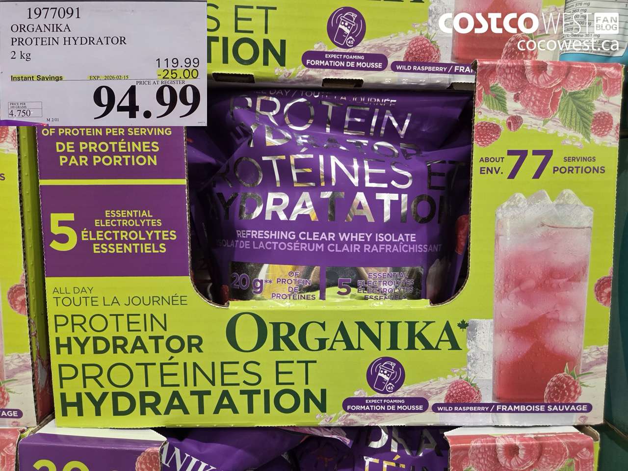 1977091 ORGANIKA PROTEIN HYDRATOR ($25.00 INSTANT SAVINGS EXPIRES ON 2026-02-15) $94.99