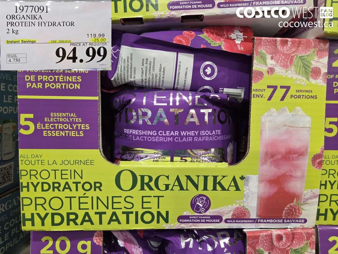 1977091 ORGANIKA PROTEIN HYDRATOR 2 kg ($25.00 INSTANT SAVINGS EXPIRES ON 2026-03-01) $94.99